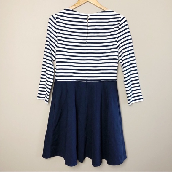 NWT Kate Spade Space Stripe Selma Navy Dress 12 - Picture 3 of 7